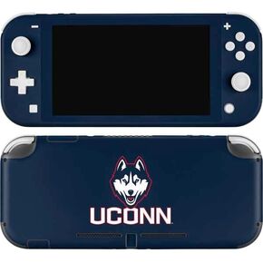 Skinit Decal Gaming Skin Compatible with Nintendo Switch Lite - Officially Licensed University of Connecticut Huskies Design