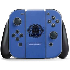 Skinit Decal Gaming Skin Compatible with Nintendo Switch Joy Con Controller - Officially Licensed Warner Bros Ravenclaw Illustration Design