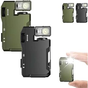G5 Pocket-Sized Led Light - 400 Lumens Magnetic Mini Flashlight, USB-C, Magnetic Clip, Great for Gear Bag, Repai,G5 Rechargeable EDC Flashlight with 180° Rotation & Dual Light (2PCS-A)