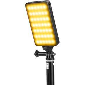 Asixxsix 194 LED Fill Light, 2500-6500K CRI96 Bi - Color Portable Photography Fill Light with 3 Modes, 120° Angle for Cameras Tripods Selfie Sticks