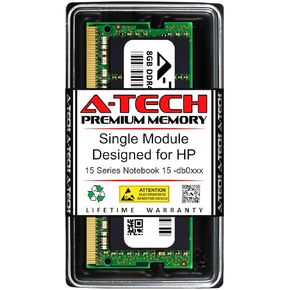 A -Tech 8GB RAM لـ HP 15 Series Notebook 15 -DB0XXX | DDR4 2400MHz SODIMM PC4-19200 260-PIN وحدة ترقية الذاكرة غير ECC