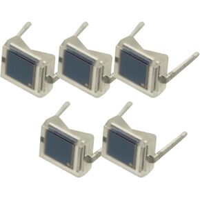 5pcs photodiode BPW34 BPW34S السيليكون دبوس الضوئي حساسية عالية/تراجع السرعة