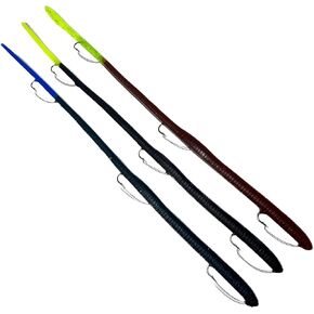 Delong Lures Weedless Pre-Rigged Fishing Lures Bass Set, Pike, and Anything in Between - Made in USA - Extra Durable Soft Plastic Swimbaits for Bass Fishing Lures - 3 PCS Bass Baits and Lures Pack