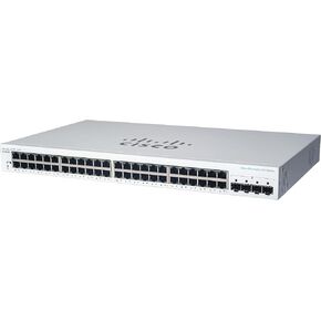 Cisco CBS220-48P-4X Smart Switch | 48 Port GE | PoE | 4x10G SFP+ | CBS220-48P-4X-NA (Renewed)