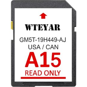 2025 Updated Navigation A15 SD Card for Ford F150 F250 F350 F450 F550 Ranger | Edge (2011-2015) | Lincoln MKC MKZ MKX(2013-2016) | Sync 2 Compatible | Updated US Canada Mexico 2024 Maps