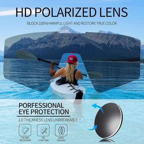 Xiyalai Vipers Sunglasses, Polarized Sports Glasses for Men Women with 3 Interchangeable Lenses, Baseball Cycling Running Fishing Golf in Saudi Arabia