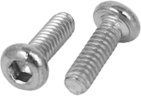 Uxcell M2x6mm الفولاذ المقاوم للصدأ عرافة المقبس زر غطاء الرأس البراغي مسامير 100 قطعة in Kuwait