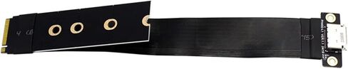 M.2 NVME to Oculink 4i Extension Cable for SSD Graphics Card M2 M Key to SFF-8612 Adapter PCIe 4.0 Gen4 Cable for Desktop(20cm) in Saudi Arabia