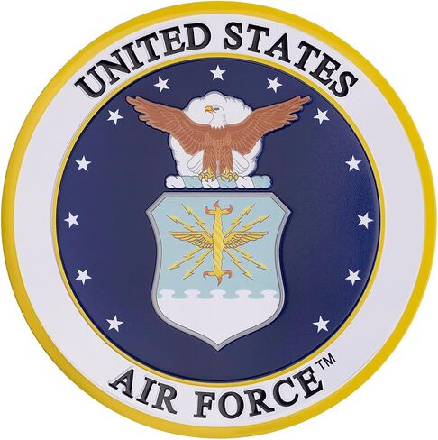 SHOP AWARDS AND GIFTS 4 Inch Round Embossed United States Navy Shield Emblem Medallion, Metal Decal Adhesive Sticker, Peel and Stick Back, Honor Service Members, Veterans, Family, Pack of 1 in Kuwait