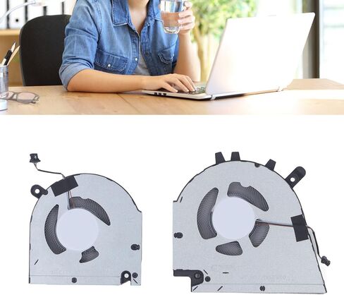 Upgraded Gaming Laptop Cooler Pad,4 Pin Connector Replacement CPU Cooling Fan,Easy to Install and Disassemble Laptop Cooling Fan,for DELL Vostro 15 7510 16 7610 (CPU and GPU) in Saudi Arabia