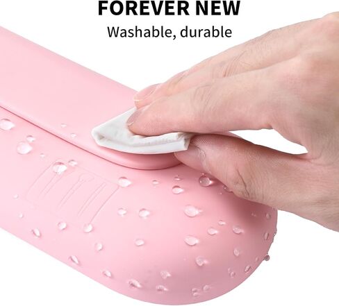 AGIKET Silicone Makeup Brush Holder Travel Cosmetic Bag：Soft Portable Cosmetic Face Brushes Holder with Upgrade Anti-Fall Out Magnetic Closure, Large Travel Makeup Brush Case - Walnut in Saudi Arabia