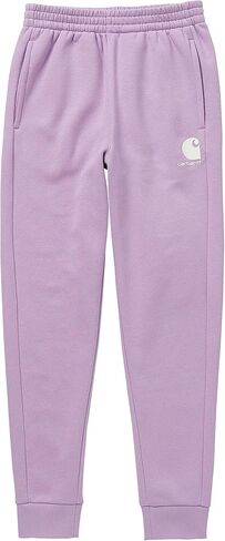 Carhartt Girls' Fleece Joggers Sweatpants Knit Pants, Caviar Black, 6 in Saudi Arabia