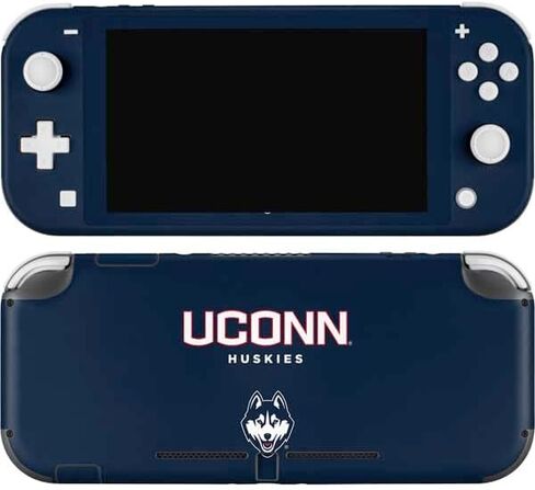Skinit Decal Gaming Skin Compatible with Nintendo Switch Lite - Officially Licensed University of Connecticut Huskies Design in Saudi Arabia
