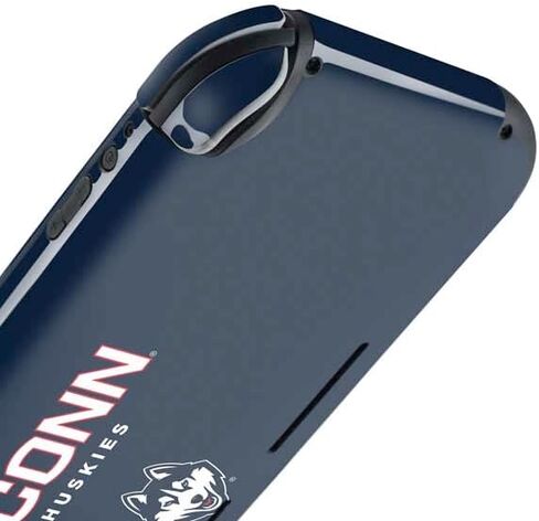 Skinit Decal Gaming Skin Compatible with Nintendo Switch Lite - Officially Licensed University of Connecticut Huskies Design in Saudi Arabia