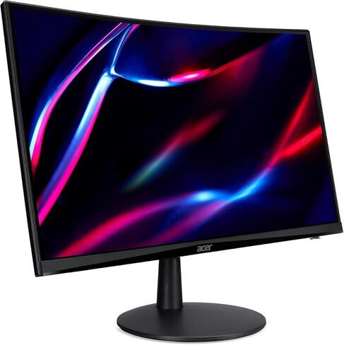 Acer Nitro 24 "Monitor ، Freesync 100Hz FHD 1500R Curve Zeroframe Design with 1Ms Response Time ، Vesa Mount (100mm) ، VGA ، HDMI & Dockztorm USB Port Expander ، Black (2025 أحدث طراز) in Kuwait