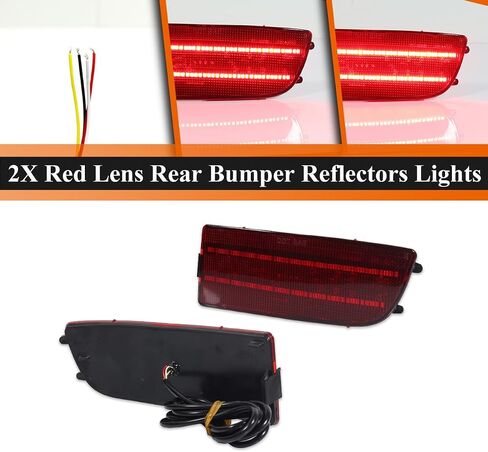ADIIL Smoked Lens Rear Bumper Reflectors Light kit For Mercedes-Benz Sprinter 2007-2018; For Dodge Sprinter 2007-2009 & For Freightliner Sprinter 2007-2017 in Saudi Arabia