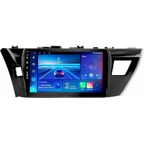 5G WiFi(6) Car Radio for Toyota Corolla 2014-2016, Android13/Wireless CarPlay/Android Auto/Touch Screen/GPS Navigation/Bluetooth/FM/HD Backup Camera (2Ram+64Rom)