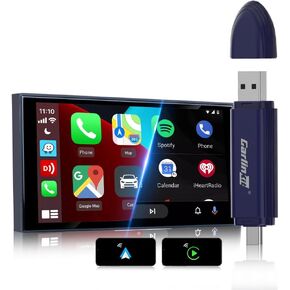 CarlinKit Mini SE Pro Wireless Android Auto & CarPlay Adapter, 2-in-1 Mini Converts Wired to Wireless Dongle for USB-C/A Plug and Play Low Latency Portable/iPhone iOS 10+ / Android 11+