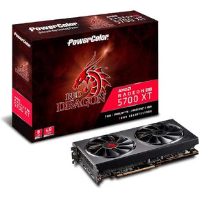 PowerColor Red Dragon AMD Radeon RX 5700 XT 8GB AXRX 5700XT 8GBD6-3DHR/OC (Renewed)