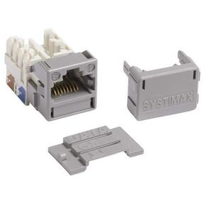 MGS400-270 GigaSPEEDÂ XL MGS400 Series Category 6 U/UTP Information Outlet, Gray