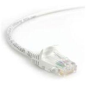 10 ft White Snagless Category 5e- 350 MHz- UTP Patch Cable