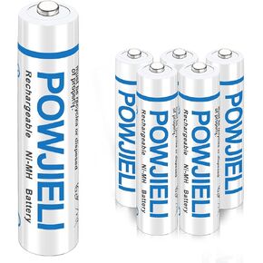 AAA Rechargeable Batteries, 1100mAh High Capacity 1.2V NiMH Batteries，Low Self Discharge, AAA Batteries 6 Pack