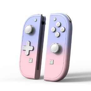 Svonero Controllers Compatible with Switch/Switch Lite/Switch OLED, Left and Right Switch Controllers, 6-Axis Gyro, 500 mAh Battery, 15 Hours Playtime (Green and Blue)