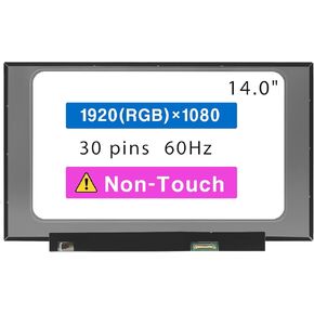 14.0" Non-Touch Screen Replacement for HP Chromebook 14A-NA0000 Series 14A-NA0023CL 14A-NA1043CL B140HAN04.0 NV140FHM-N48 N140HCA-EBA 30 pin FHD 1920x1080 Non-Touch LCD Display Panel