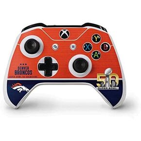Skinit Decal Gaming Skin Compatible with Xbox One S Controller - Officially Licensed NFL Denver Broncos Super Bowl 50 Champions Design
