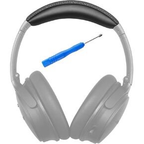 Soundlink ae2 QC25 Replacement Headband Pad Cushion. Compatible with Bose SoundLink Around-Ear II Wireless + QuietComfort 25 Headphones (Black). Easy DIY Fit | Extra Thick