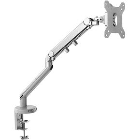 Dual Monitor Stand Single Monitor Mount for 17"-32" Screens, Holds 19.8lbs, Mechanical Spring Single Monitor Desk Mount, Single Monitor Arm with Swivel, Tilt, Rotation Monitor Mount