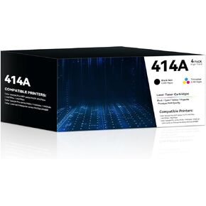414A خرطوشة الحبر بديل عالي العائد لـ MFP M479FDW TONER لـ 414A 414X 4 Pack Work for HP Color Laser Jet MFP M479FDW M454DW M454DN M455DN MFP M480F M479DW M479FDN