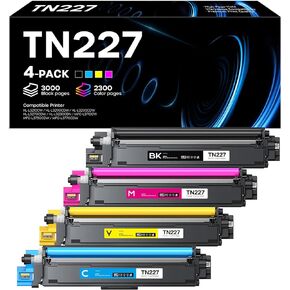 Tn227 استبدال خرطوشة الحبر لـ Brother Tn 227 Tn-227 Tn223 Tn-227bk/c/m/y عمل الحبر MFC-L3770CDW HL-L3270CDW MFC-L3710CDW HL-L3210CW