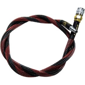Amped Line | Heavy Weave for PolarStar, Wolverine, and Redline HPA Units 36 Inch (Recommended) Red & Black Spiral Heavy