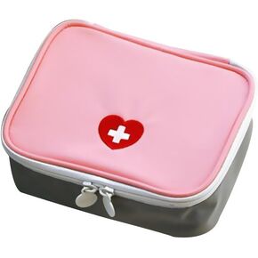 Mini Outdoor First Aid Kit, Portable Emergency Medical Organizer for Travel, Hiking and Camping, Compact Bag with Multi, Purpose Compartments