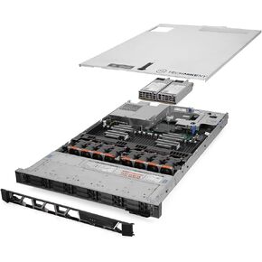 TechMikeNY Server 2.10Ghz 56-Core 192GB RAM 10x Caddies LCD Bezel PowerEdge R640 NVMe (Renewed)