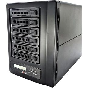 Areca ARC-8050T3U-6MN Mobile M.2 NVMe 6 Bay Thunderbolt 3 / USB 3.2 Gen 2 Type C RAID Enclosure