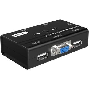KVM Switch 2 Port USB HD VGA لصالح جهاز مشاركة لوحة مفاتيح لوحة كمبيوتر الطابعة