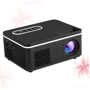 ARTIBETTER Portable Mini Projector Lumen Led Multimedia Player Home Cinema Projector for Use Compact and Lightweight Design Us Black