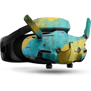 Drone Skin Compatible with DJI Goggles 3 - Acrylic Blue - Premium 3M Vinyl Protective Wrap Decal Cover - Easy to Apply | Crafted in The USA by MightySkins