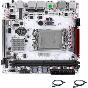 Q670 8bay NAS Mini ITX Motherboard Upgraded Version,LGA1700 Supports intell12-14 Gen Processors,DDR5,Dual 4k Displays,5X USB3/2,8 SATA3.0 Ports, I226LM 2.5G with vPro (Q670)