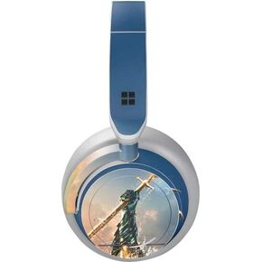 Skinit Decal Audio Skin Compatible with Surface Headphones - Officially Licensed Warner Bros Aquaman Trident Design