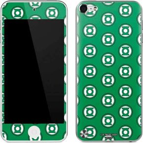Skinit Decal MP3 Player Skin Compatible with iPod Touch (5th Gen&2012) - Officially Licensed Warner Bros Green Lantern Logo Pattern Design