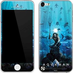 Skinit Decal MP3 Player Skin Compatible with iPod Touch (5th Gen&2012) - Officially Licensed Warner Bros Aquaman King of The Seas Design