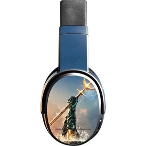 Skinit Decal Audio Skin Compatible with Skullcandy Crusher Wireless - Officially Licensed Warner Bros Aquaman Trident Design