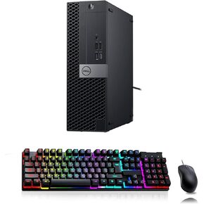 Dell OptiPlex 7050 SFF Desktop, Core i5-7500, 16GB DDR4 RAM, 512GB SSD, Mouse & Keyboard, USB WiFi & BT, Windows 10 Pro(Renewed)