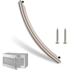 Upgraded DE94-04313F Microwave Door Handle, Compatible with Samsung ME16A4021AS Microwave Door Handle, with 2 Screws