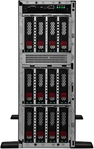 HPE ProLiant ML350 Gen11 4U Tower Server Bundled with Dual Xeon 4410y 12-Core 2GHz, 1TB DDR5 Memory, 61.44TB Enterprise SAS 12Gb/s SSD Storage, RAID, Dual Power and iLO in Saudi Arabia