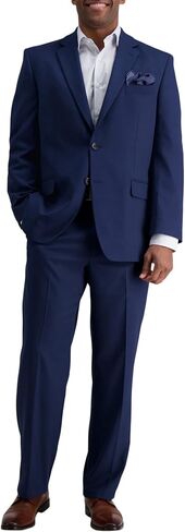 Haggar Mens Big and Tall Travel Performance Classic Fit Suit Seperates- Pant and Jacket in Saudi Arabia