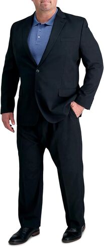 Haggar Mens Big and Tall Travel Performance Classic Fit Suit Seperates- Pant and Jacket in Saudi Arabia